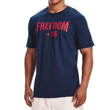 Under Armour Mens UA Freedom Lock Up Flag Short-Sleeve T-Shirt