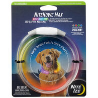 Nite Ize NiteHowl Max Disc-O Select Rechargeable LED Dog Safety Necklace