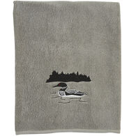 Park Designs Grey Area Loon Bath Towel