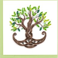 Quilling Card Tree of Life Greeting Card