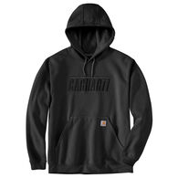 Carhartt Men's Loose Fit Midweight Embroidered Logo Graphic Hooded Sweatshirt