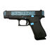 Glock 48 Blue Scroll FS 9mm 4.17 10-Round Pistol