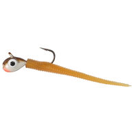 Northland Rigged Tungsten Bloodworm Ice Fishing Lure - 2 Rigged & 3 Tails