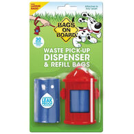Bags On Board Fire Hydrant Dog Waste Pick-Up Dispenser & Refill Bags