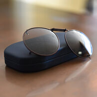 Cocoons Round 48mm Polarized Clip-On Sunglasses