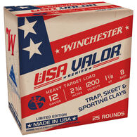 Winchester USA VALOR 12 GA 2.75" 1-1/8 oz. #8 Shotshell Ammo (25) - Limited Edition