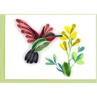 Quilling Card Hummingbird Gift Enclosure Mini Card
