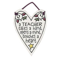 Spooner Creek "Teacher Takes" Mini Charmers Heart Tile