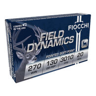 Fiocchi Field Dynamics 270 Winchester 130 Grain PSP Rifle Ammo (20)