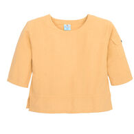 Sea Breeze Women's Garment-Dyed Pocket Top Short-Sleeve Top