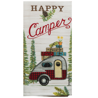 Camping Kitchen Tea Towels by Kay Dee Designs with Retro RV Camping Car Fun  Theme 3pc Set