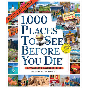 1,000 Places to See Before You Die 2024 Picture-A-Day Wall Calendar by Patricia Schultz