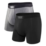 SAXX Underwear Men's Ultra Fly Boxer Brief, 2/pk