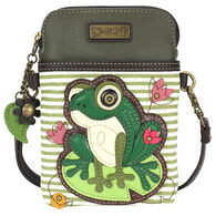 Chala Women's Lily Frog Cellphone Crossbody Handbag