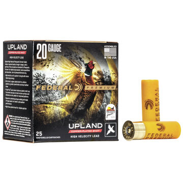 Federal Premium Upland Pheasants Forever High Velocity 20 GA 2-3/4 1 oz. #7.5 Shotshell Ammo (25)
