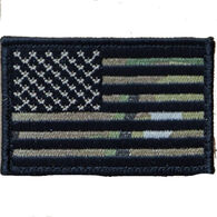 Nine Line Apparel Black Camo American Flag Patch