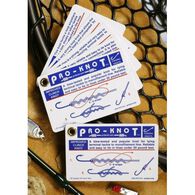 Pro-Knot Fishing Knots Waterproof Card Set