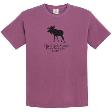 Original Design Mens Kittery Trading Post Black Moose Short-Sleeve T-Shirt