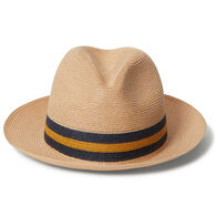 Stetson Men's Triad Straw Fedora Hat