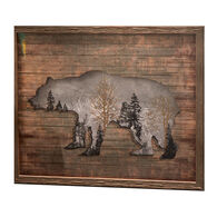 Giftcraft Bear Design Framed Wall Print