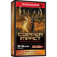 Winchester Copper Impact 30-06 Springfield 180 Grain Lead-Free Ammo (20)