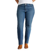 Lee Jeans Women's Instantly Slims Relaxed Fit Straight Leg Classic Fit Plus Jean Pant