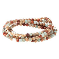 Scout Curated Wears Women's Stone Wrap Aqua Terra - Stone of Peace Necklace/Bracelet