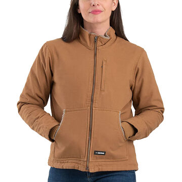 Berne Womens Sherpa-Lined Softstone Duck Jacket