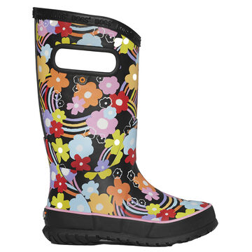 Bogs Girls Rainbow Flower Rain Boot