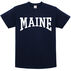 Cape Cod Textile Mens Maine Arch Design Short-Sleeve T-Shirt