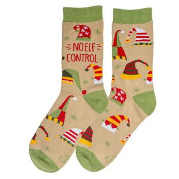 Karma Womens No Elf Control Holiday Crew Sock