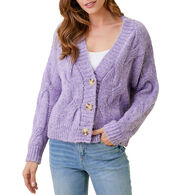 Mystree Women's Cable Knit Cardigan Sweater