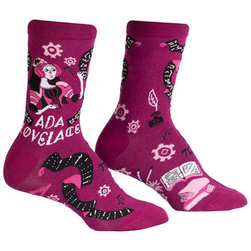 Sock It To Me Womens Ada Lovelace Crew Sock