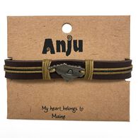 Anju Jewelry Women's Maine Leather Bracelet