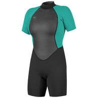 O'Neill Women's Reactor II 2MM Back-Zip Short-Sleeve Spring Wetsuit