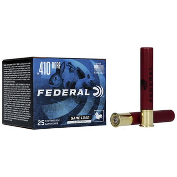 Federal Game Load Upland Hi-Brass 410 Bore 3 11/16 oz. #6 Shotshell Ammo (25)