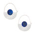 Scout Curated Wears Womens Stone Orbit Earring - Lapis/Silver