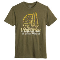 Pendleton Men's Logo Ombre Graphic Short-Sleeve T-Shirt