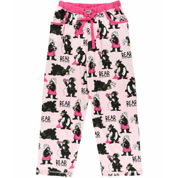 Lazy One Womens Bear in the Morning Regular Fit PJ Pant