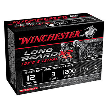 Winchester Long Beard XR 12 GA 3 1-3/4 oz. #6 Shotshell Ammo (10)