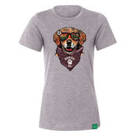 Wild Tribute Women's Maximus the Mountain Dog Relaxed Fit Short-Sleeve T-Shirt