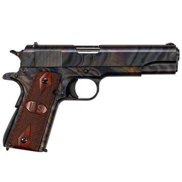 Auto-Ordnance Case Hardened 1911 U.S. Logo Grip 45 Cal. 5 7-Round Pistol
