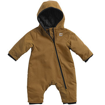 Carhartt Infant/Toddler Boys Quilted Taffeta Lined Quick Duck Snowsuit
