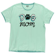 Lazy One Women's Dog Mom Regular Fit PJ Short-Sleeve T-Shirt
