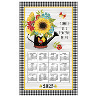 Kay Dee Designs 2023 Sunflower Charm Calendar Towel