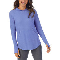 Cuddl Duds Women's Stretch Thermal Hoodie Tunic Base Layer Top