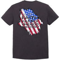 Pacific Art Men's Faith N Freedom Short-Sleeve T-Shirt