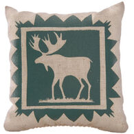 Maine Balsam Fir 4" x 4" Indian Moose Balsam Pillow