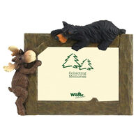 Wilcor Rustic Willie Bear & Max Moose Picture Frame