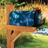 MailWraps Blue Seashells Magnetic Mailbox Cover